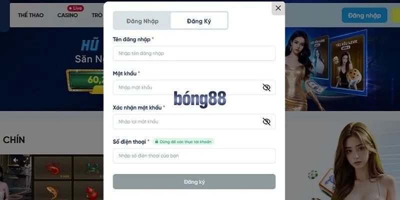 Thao tác đăng ký Bong88 như thế nào? Thao tác đăng ký Bong88 như thế nào?