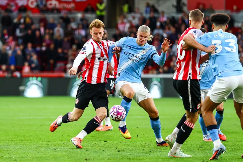 Đội hình dự kiến trước trận Manchester City vs Brentford